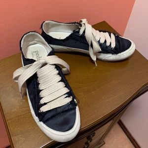 Pedro Garcia Parson ‘Phat’ Laced Satin Sneakers